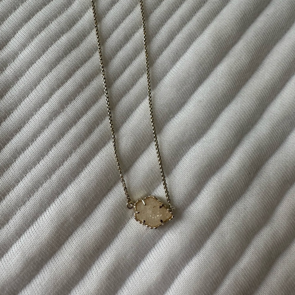 Kendra Scott - Gold Iridescent Drusy Necklace